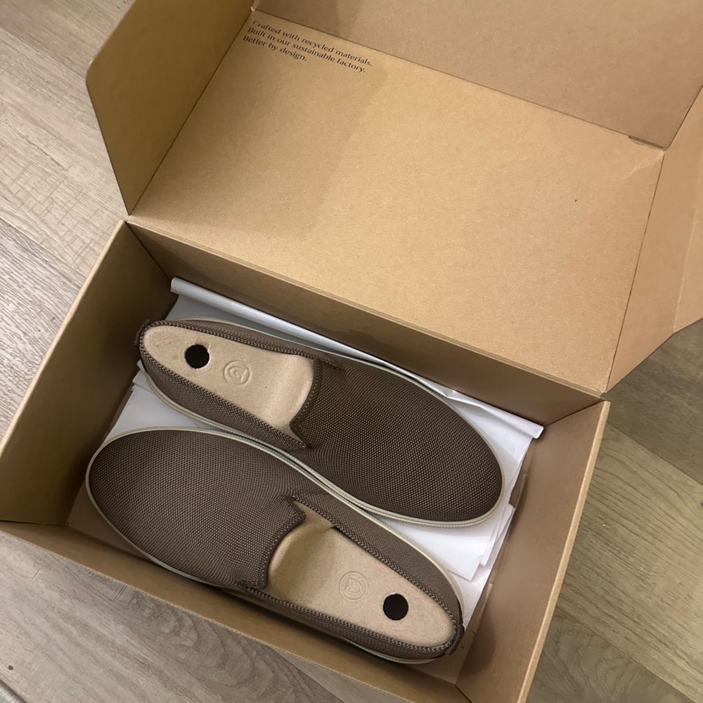 Rothy's Portobello Brown Slip-On Sneakers